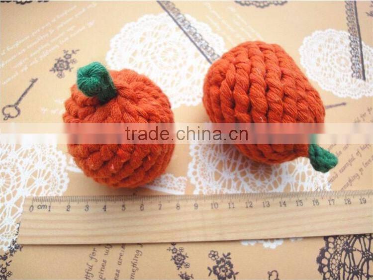 Orange shape rope pet toy imported from china