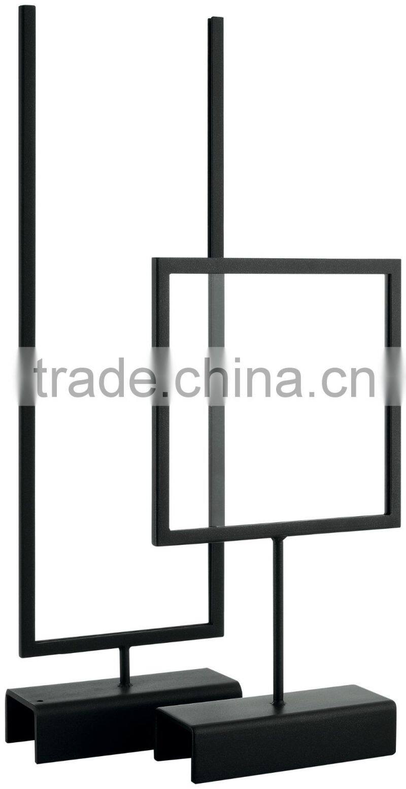 Powder Coating Surface Finish Metal Price Poster Display Rack For Supermarket