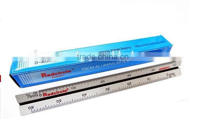 6" Metal Aluminium Triangle Ratio Scale Ruler