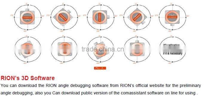 DCM302B Top Selling Triple Axis Magnetometer With High Precision 0.5~0.8deg Full Metal Jacket MADE IN CHINA