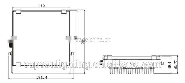 CE RoSH 5years led flood light 30w Supports infrared induction
