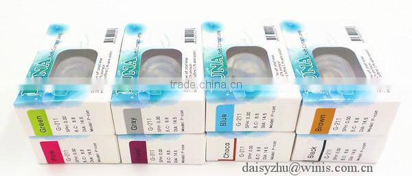 LUNA G-211 chocolate korea contact lens wholesale colored contact lenses