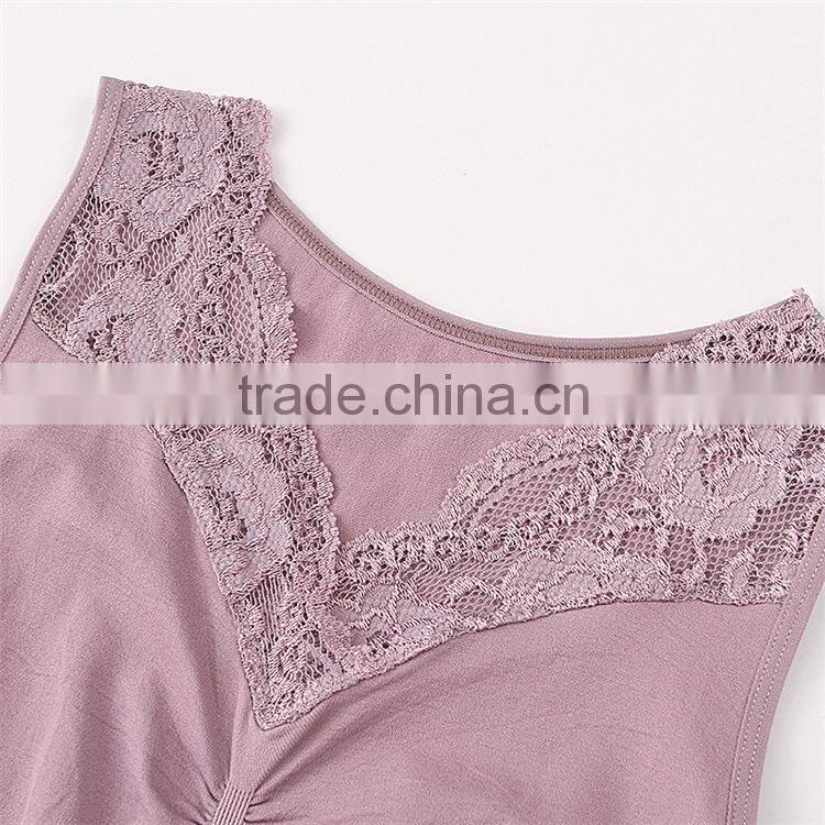 Women sleeveless slimming vest,female seamless body suit underwear,Body sculpting underwear NY114