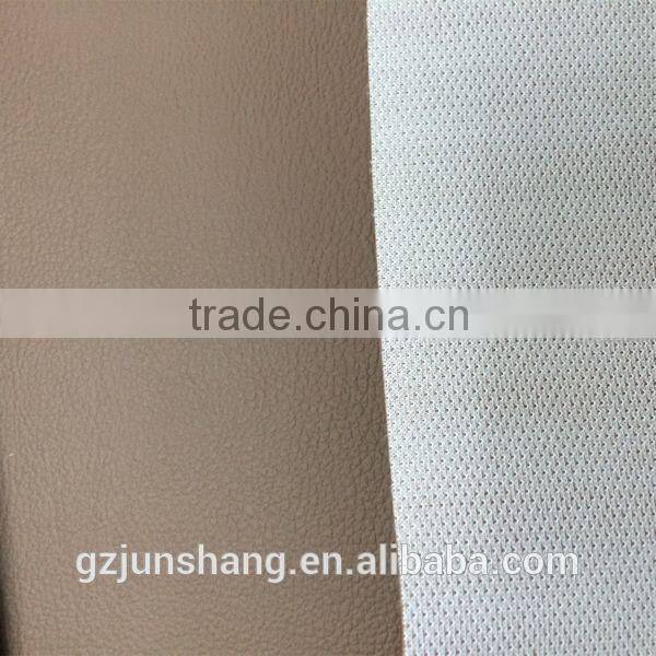 Embossed PVC bus cover material with strong backing