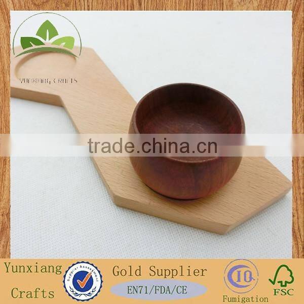 funny wooden glass base, beech wood base