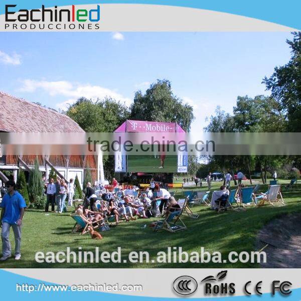 full color P10 outdoor led video jumbo led display die cast aluminum cabinet 640*640 mm