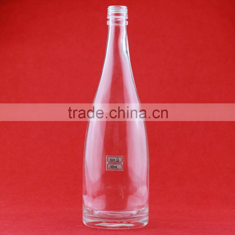 High reach ball shape wine bottles jar shape liquor bottle Clown shape 1 litter bottles