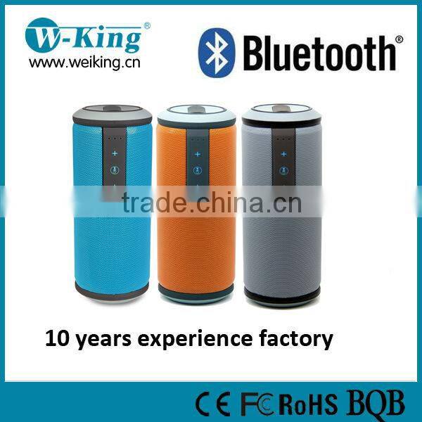 Waterproof Outdoor Round Speakers, Wireless Bluetooth Speaker 4.0 with 2 X 5 W Drivers