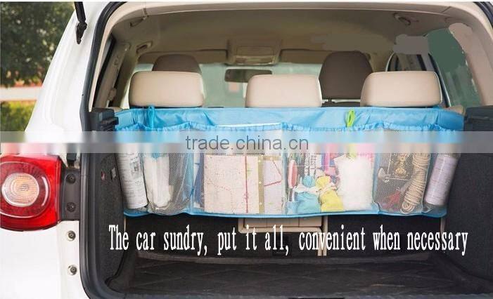 Multipurpose Backseat Mesh Trunk Organizer