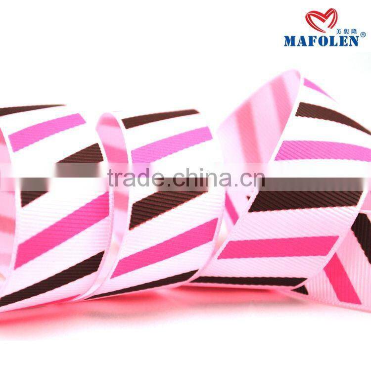 cheap price printed wired 50mm grosgrain ribbon for wedding decoration