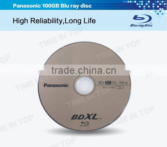 Panasonic 100GB Blu ray Double Layer Recordable Disc BD-RE XL Disc, Model:LM-BE100J
