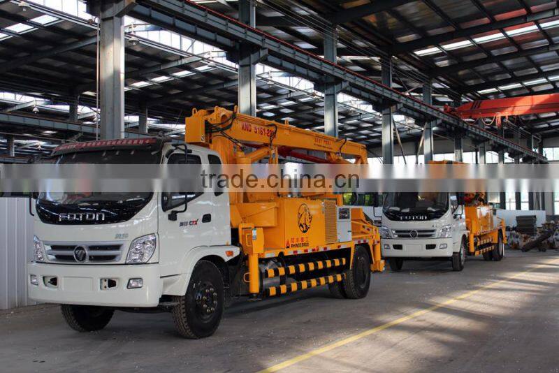 FOTON truck mounted concrete pump 65m3/h 28meters concrete pump XND5161-25M/28M for sale in Asia