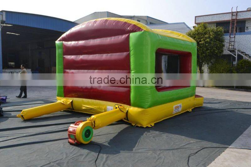2016 Hot sale small colorful combo bouncy inflatable combo for kids