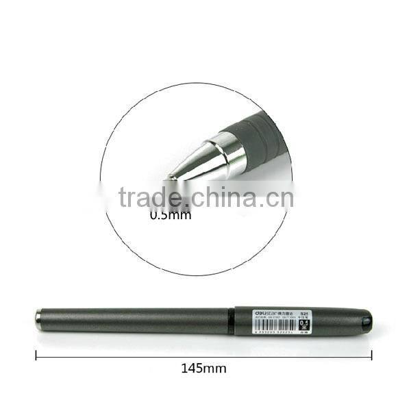Deli gel pen good quality 0.5mm water pen for office supply model S25