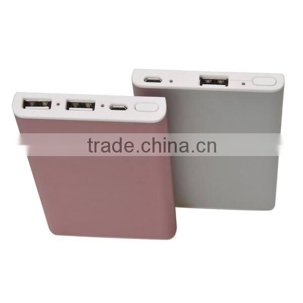 portable mini dual usb power charger