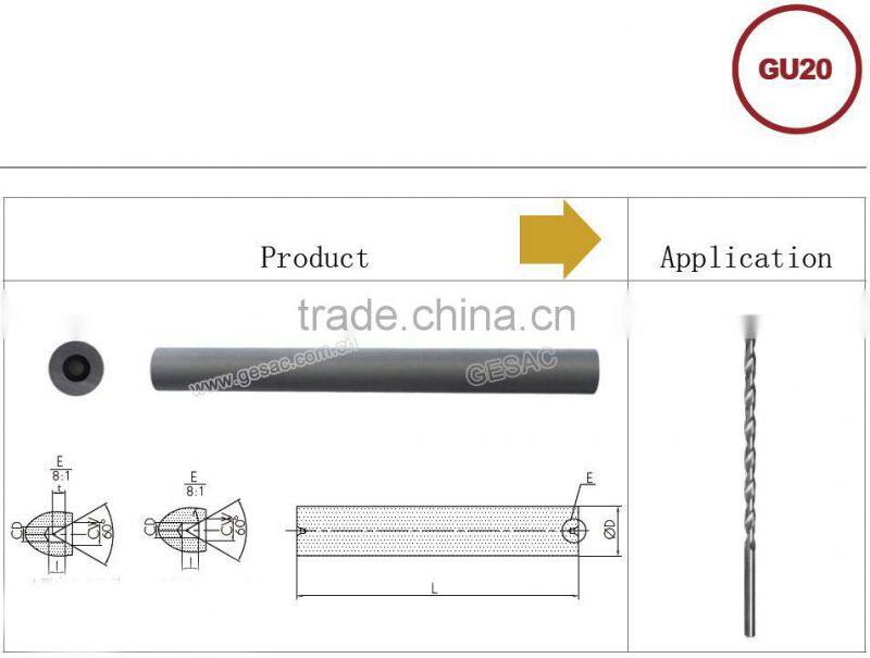 Tungsten carbide preforms rods