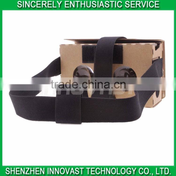 hot trends customized cardboard Google Cardboard Glasses 3d glasses optical lens