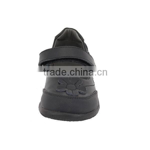 2016 Popular Design Cute Flower Dance School Shoes for Little Girls