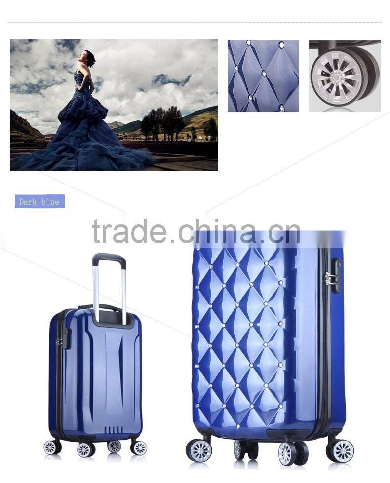 abs pc luggage carry on luggage airport trolley suitcase bag