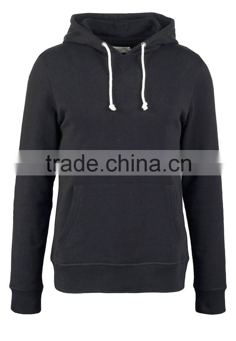 Cheap pullover hood 100% cotton different colors plain blank men custom manufacture blank hoodie