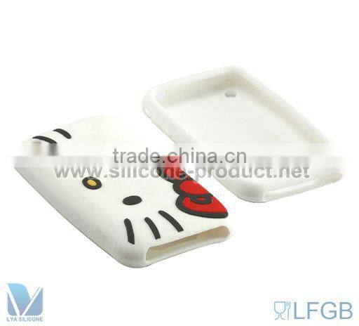 Epoxy tiger silicone phone coverfor 3G
