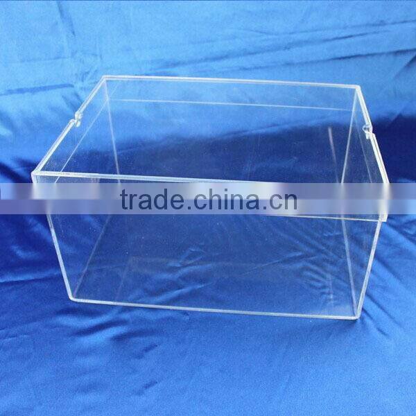 Custom Clear Acrylic Shoe Box With Removable Lid