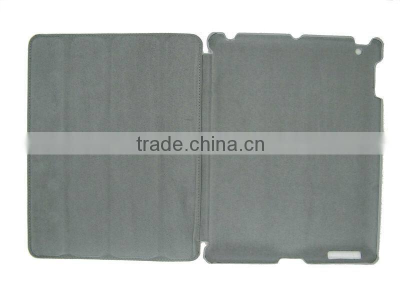 For ipad4 case smart,companion smart cover crystal Gray pc hard case