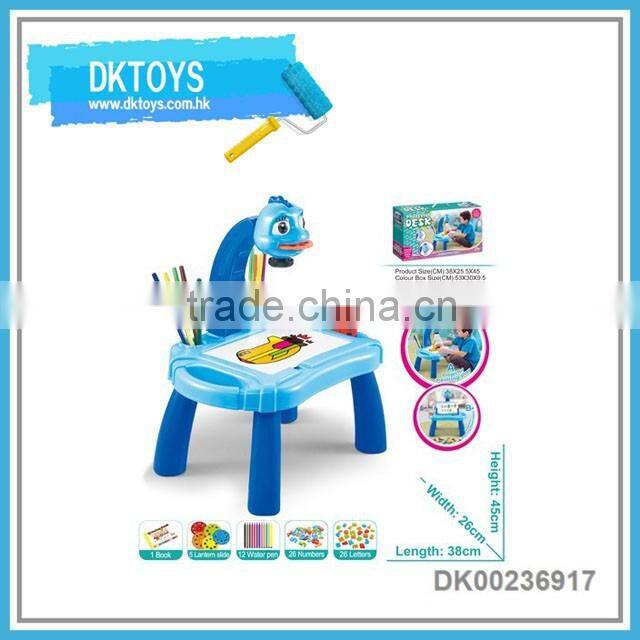 Educational smart projector painting machine toys with music