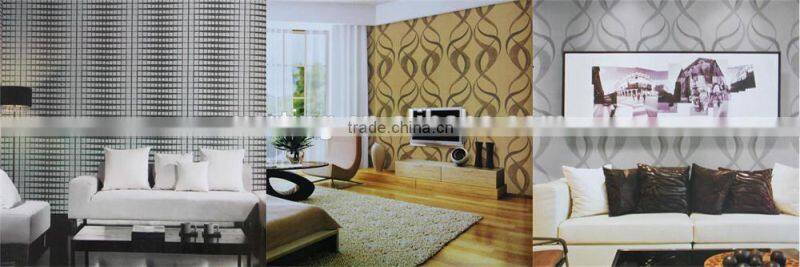 modern pvc wall paper/home decor wallpapers for office walls