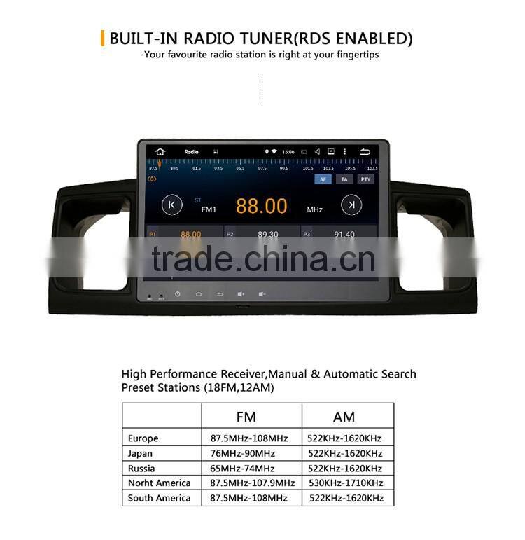 Fashional 9 Inch RK3188 1.6GHz car radio dvd with gps mirror for toyota