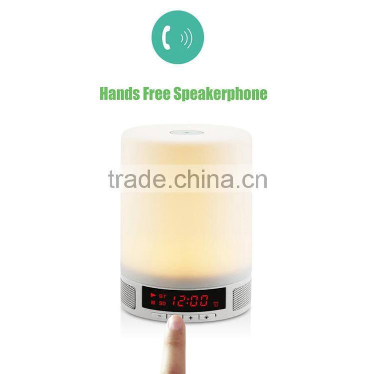 Hot Sale Gift Wireless Bluetooth Speakers Smart Led Lamp SD Card Slot Portable