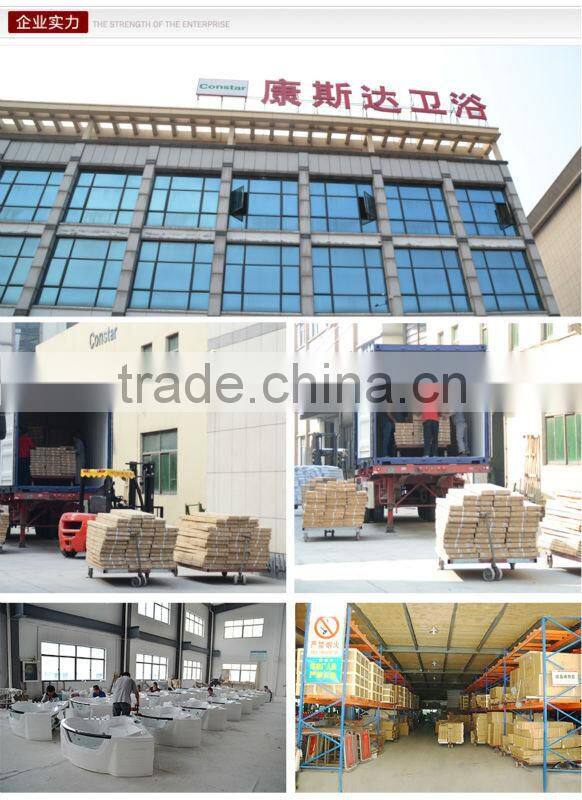 Low tray acid glass shower enclosure(601-5MS)