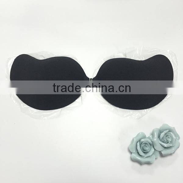 Hot sell High quality China lingerie manufacturers Sexy Invisible breathable Strapless Self adhesive Silicon Bras