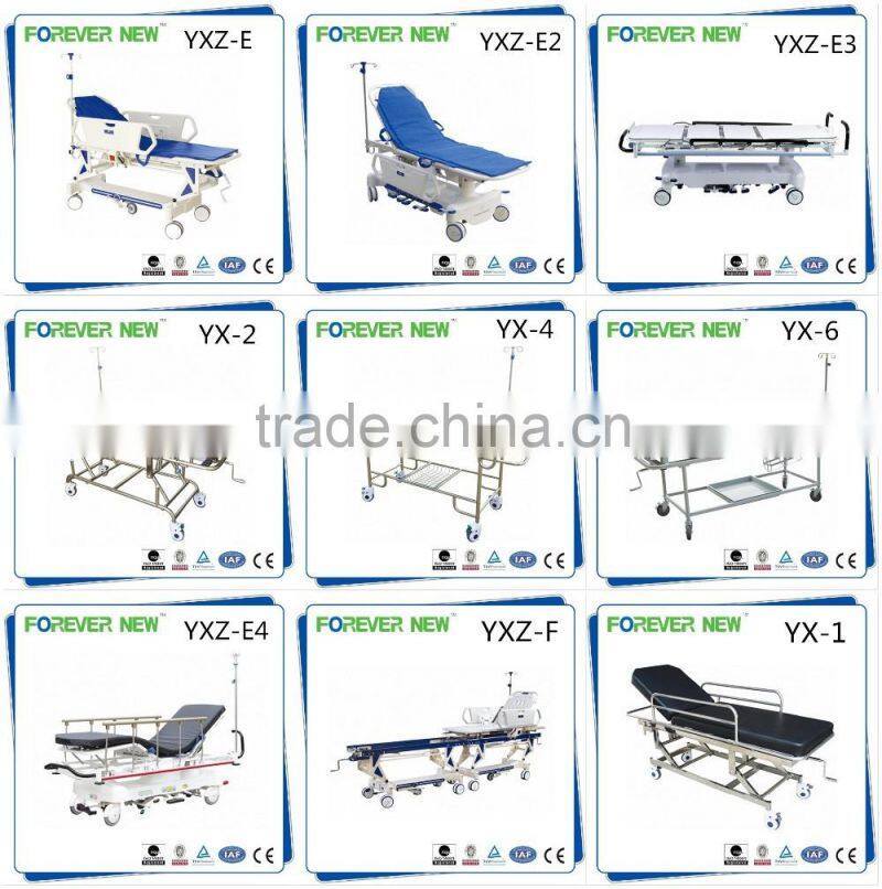 YXZ-E3 Hospital patient transfer stretcher/ transport gurney with hydraulic pumps