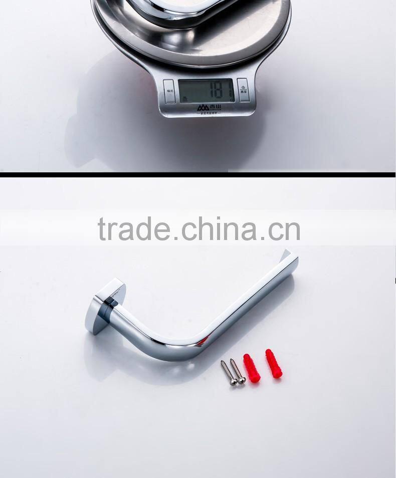 bathroom accessories sanitary ware with brass toliet paper holder for shower rail.