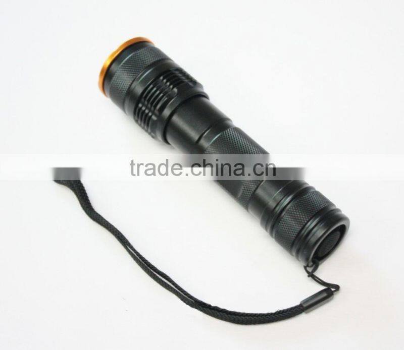portable rechargeable 9w led flashlight outdoor flashlight