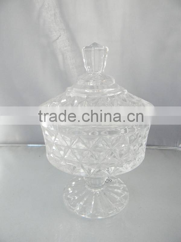 eco-friendly glass candy buffet jar