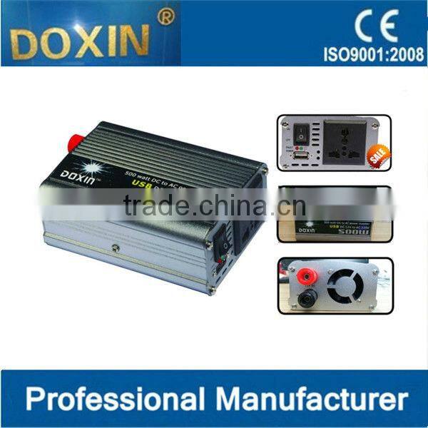 12V/24V/48V to 220V/110V dc to ac power inverter with USB