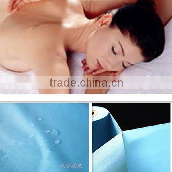 china factory plastic disposable bed sheet for hospital