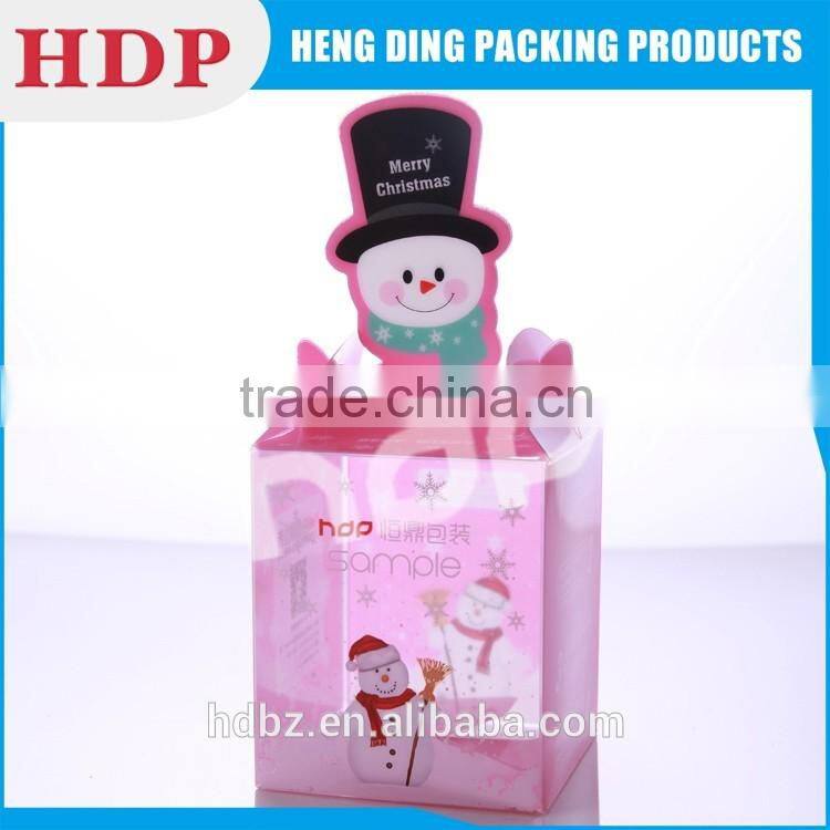 clear pvc plastic macaron packaging box