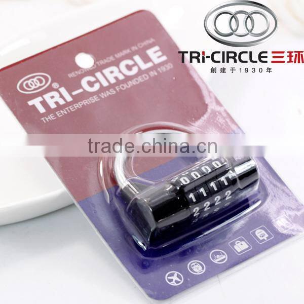 High Quality Tri-Circle Zinc Alloy Combination Padlock DA40