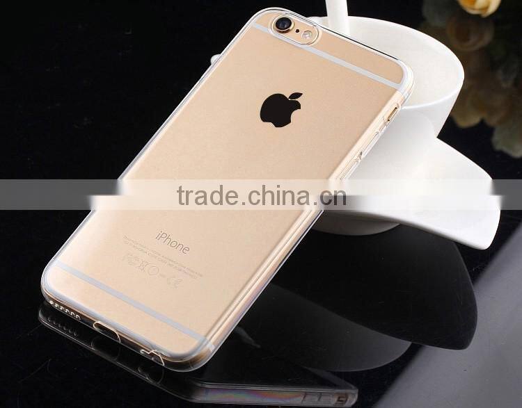 Hot Sell Transparent Soft TPU Case Silicone Cover for iPhone 6 6s for iphone 7 and iPhone 7 Plus Ultra Thin Mobile Phone Case