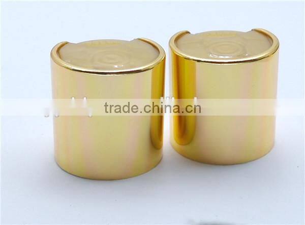 24/410 Aluminium disc plastic press top cap