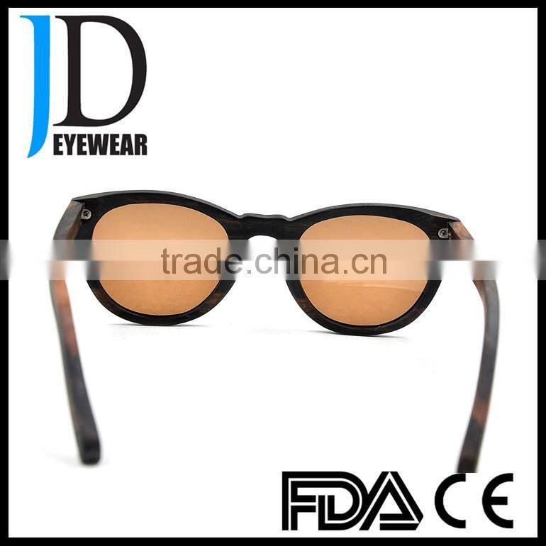 2016 FDA Wholesale Mirror Lens China Bamboo Sunglasses Custom Logo Polarized Wooden Sunglasses
