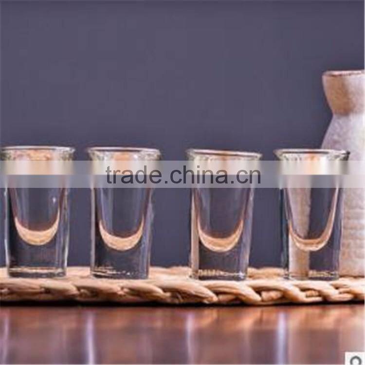 Unique design Mini 22ml Heavy Base Shot Glass With Line
