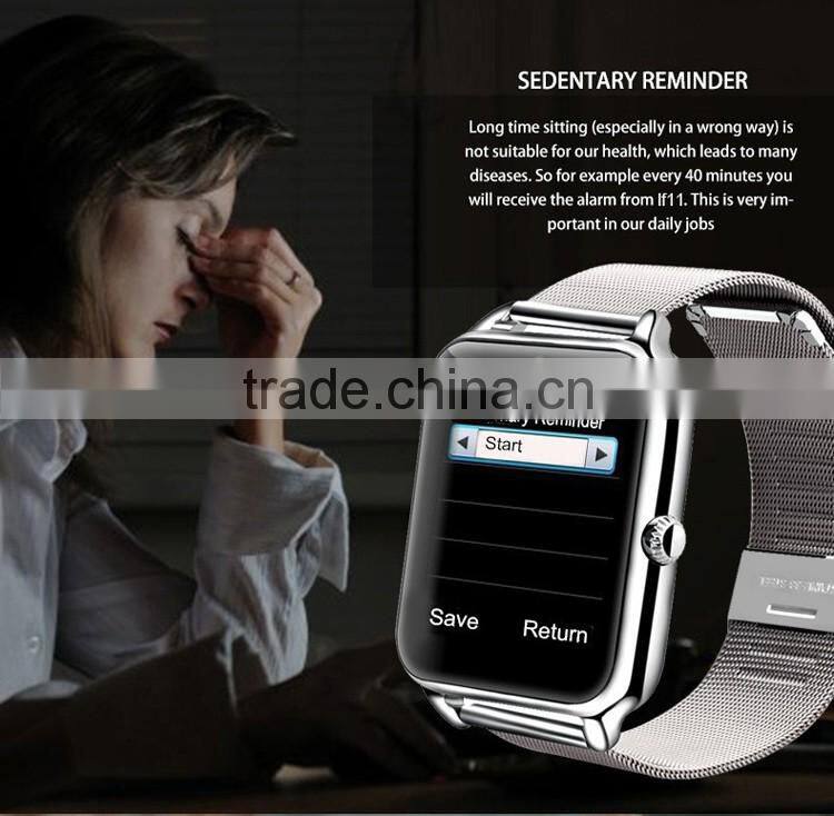 Touch screen gsm android phone calling support smart watch