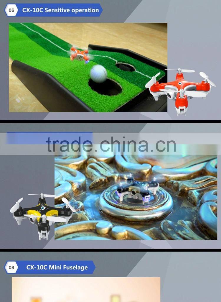 Cheerson CX-10C is the world's smallest drone with camera