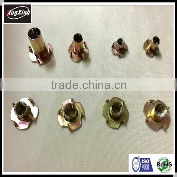 Good quality M10 T-nuts with hole For Climbing Holds