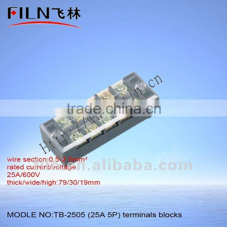 TB-2512 25A 12P electrical busbar connectors