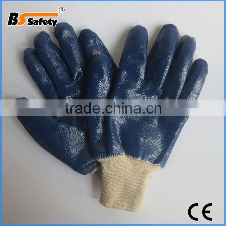 BSSAFETY softtextile nitrile industrial gloves softtextile garden gloves